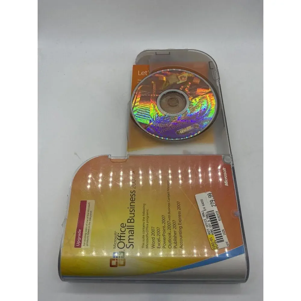 Microsoft Office Small Business 2007 Upgrade Word, Excel, PowerPoint, Outlook